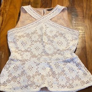 Peplum Shirt Taupe color